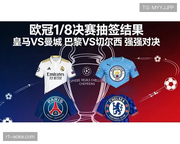 欧冠四分之一决赛抽签结果出炉：皇马再遇拜仁，巴黎对阵马竞。